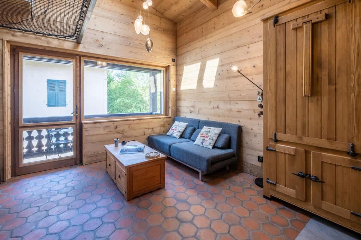 Chalet Racar Pour 4 Personnes, Centre Ville Et Vue Sur La Montagne Шамони Экстерьер фото